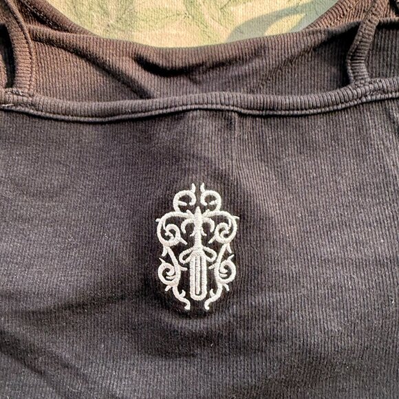 Chrome Hearts Black Short Strap Tank Top - Picture 4 of 6